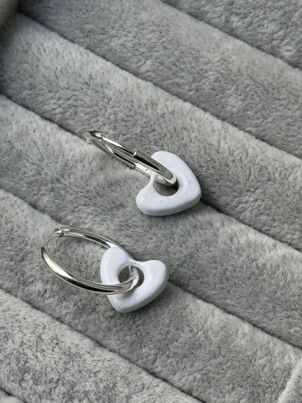 Producto - Aros ABlanco - corazones blanco