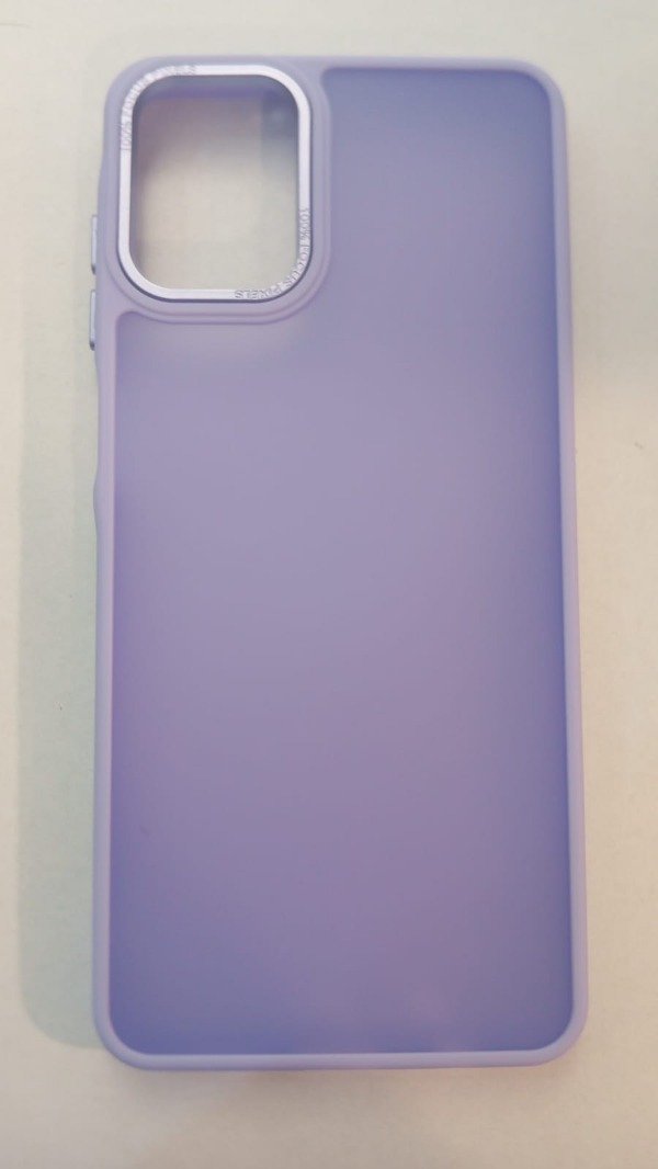 Producto - Funda Lila Translúcido XAEA Espacio para Samsung A07