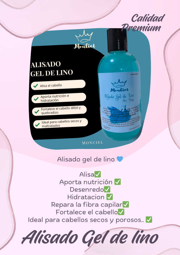 Producto - Alisado gel de lino