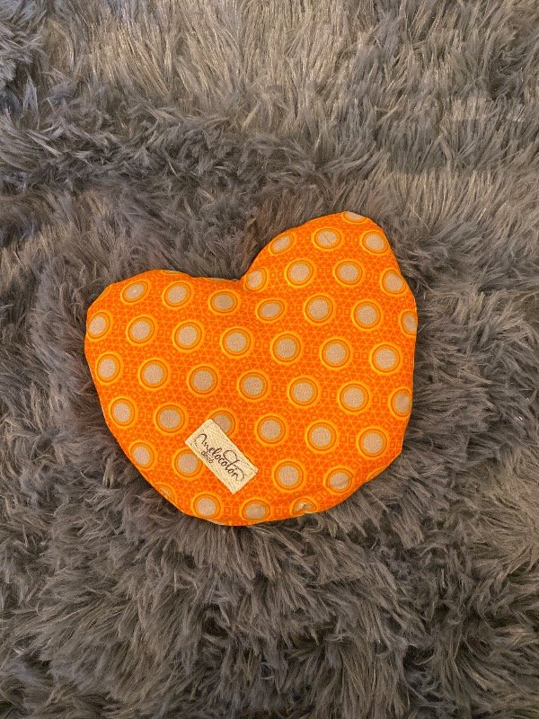 Producto - Almohadilla térmica corazón Marroquí naranja - 0