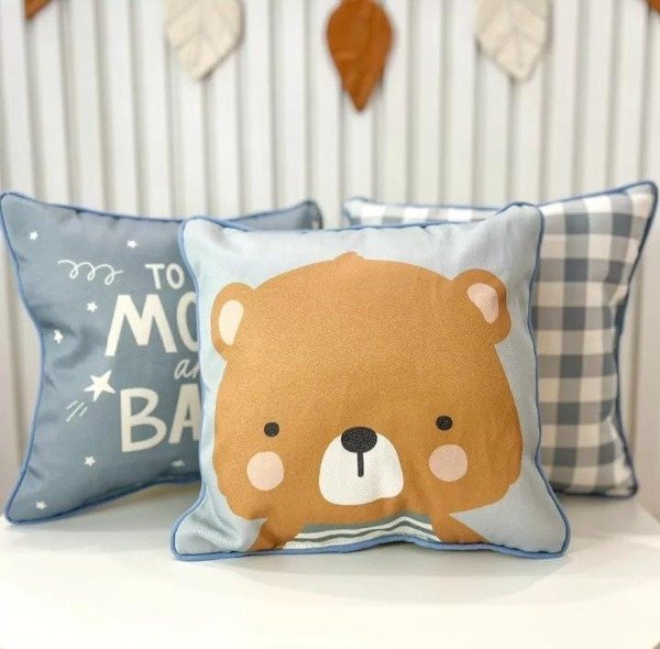 Producto - Trío Almohadones osito azul - 0