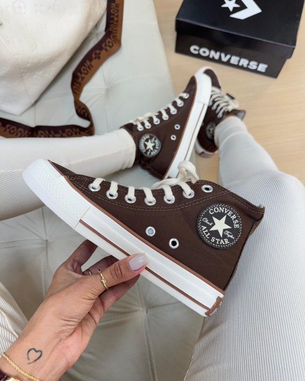 Producto - CONVERSE BOTITA CON PLATAFORMA CHOCOLATE