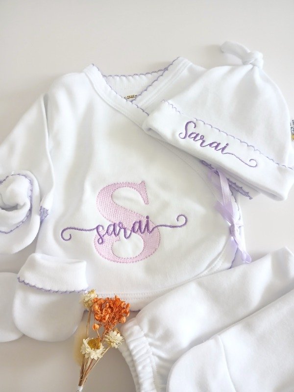 Producto - Ajuar incial + nombre 5 piezas - 3