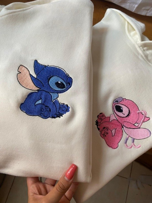 Producto - Buzos Dúo - Stitch y Angel