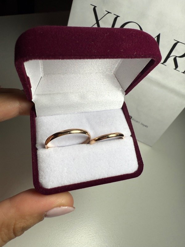 Producto - Dos Alianzas lisas oro 18k - 4