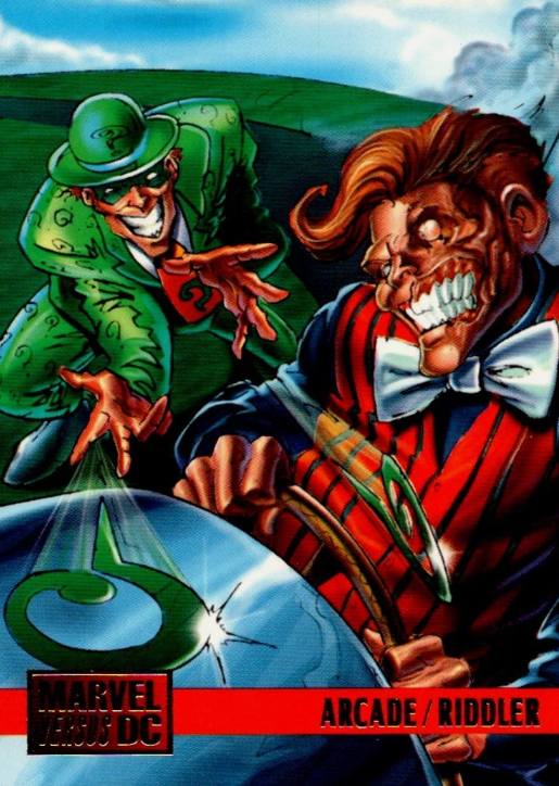 Producto - 1995 Fleer DC vs. Marvel Comics  #85 - Arcade / Riddler BTL - 0