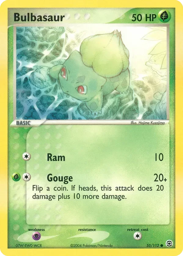Producto - Bulbasaur (55/112) [EX: FireRed and LeafGreen]