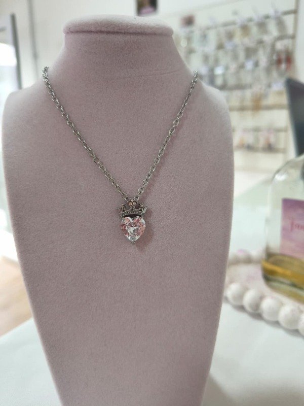 Producto - Cadenita corazon corona aq