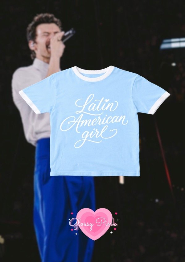 Producto - Baby Tee Argentina Latín American Girl - DTF
