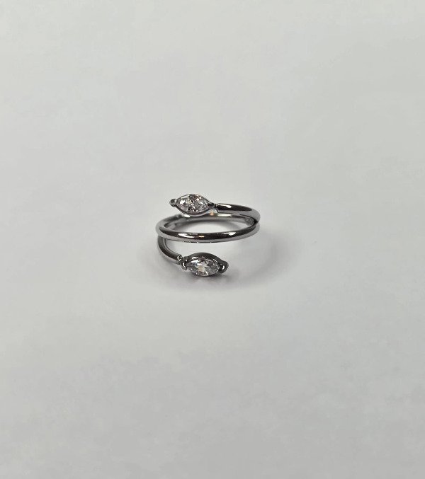 Producto - Clicker doble gota plateado