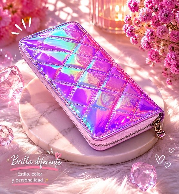 Producto - BILLETERA TORNASOLADA ROSA