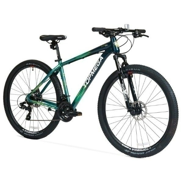 Producto - BICICLETA TOPMEGA SUNSHINE R29 MTB 21V ACC SHIMANO VERDE TALLE M