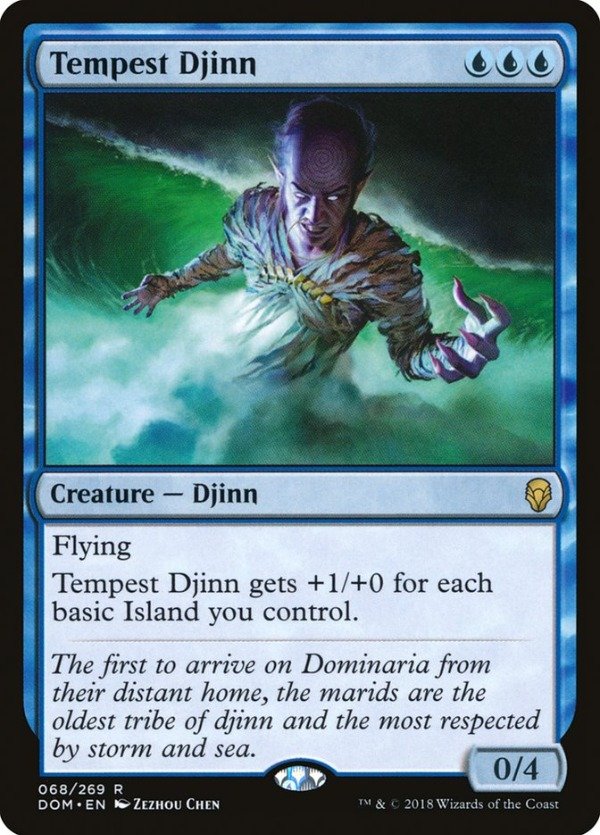 Producto - Tempest Djinn #68  Dominaria