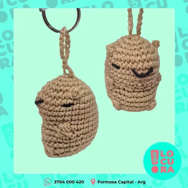 Producto - Llaverito Carpincho Amigurumi