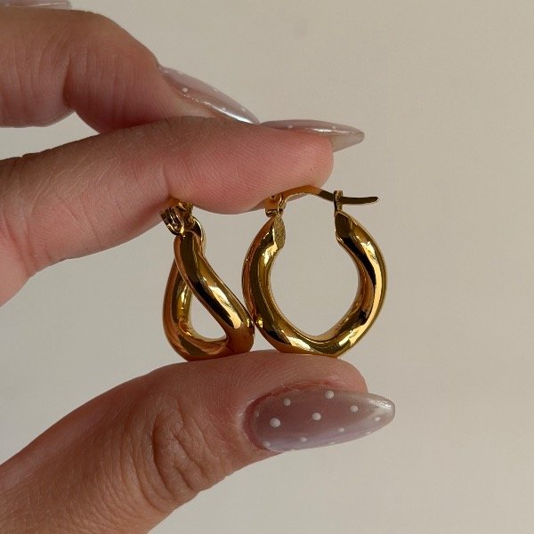 Producto - Aros vibes dorados - 3