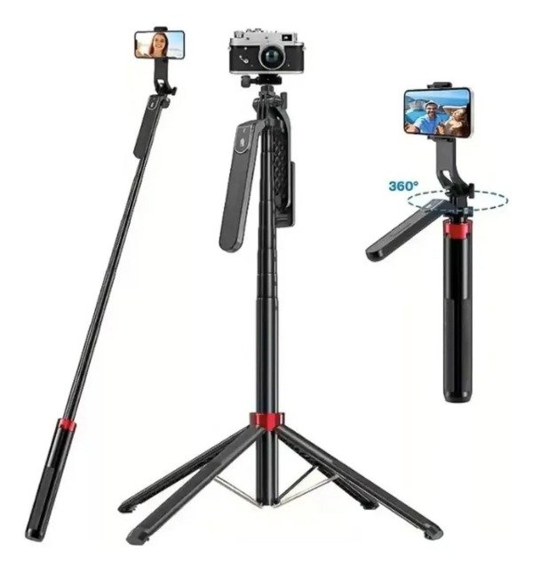 Producto - CUADRÍPODE BASTÓN SELFIE BLUETOOTH 1,75 M CÓDIGO - 6