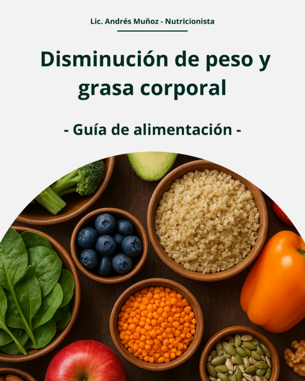 Producto - Guía de Alimentación para el Descenso de Peso y Grasa Corporal