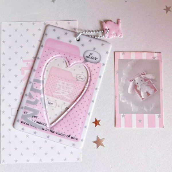 Producto - Holder corazon rosa