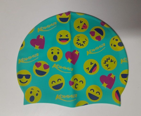 Producto - GORRO DE SILICONA - EMOTICONES FUCSIA - KONNA