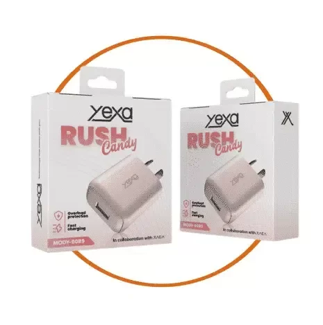 Producto - Cargador Only Rush Candy -sin cable- colores Pastel - 1