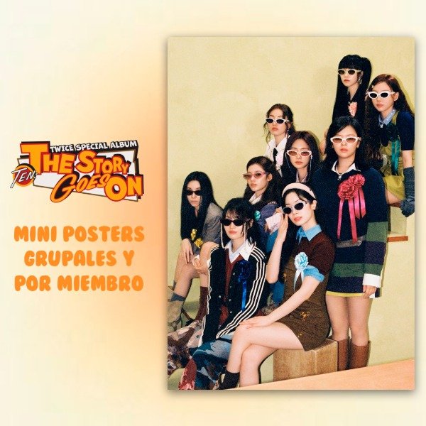 Producto - TWICE MINI POSTERS TEN