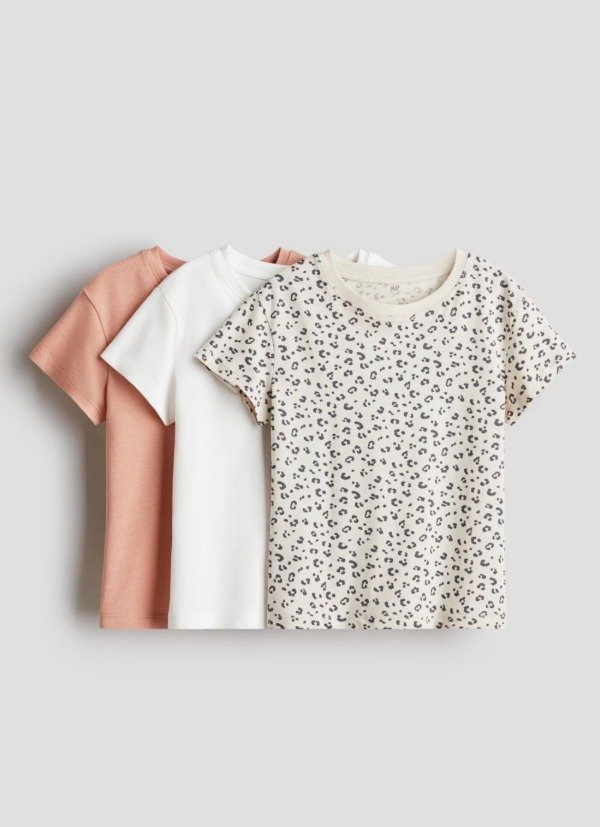 Producto - Pack x 3 remeras HyM print niña