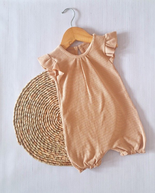 Producto - Enterito Pañalero Wafle Panal Beige
