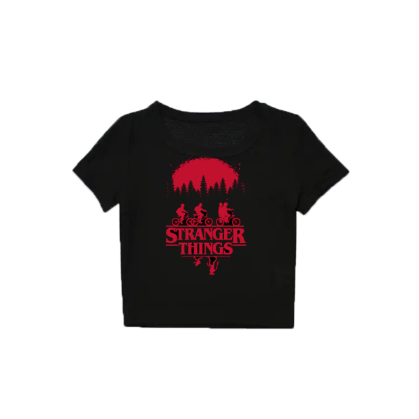 Producto - Baby tee negra Stranger Things