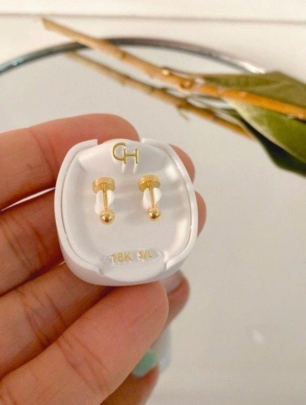 Producto - Abridor bolita 3 mm de Oro 18 k