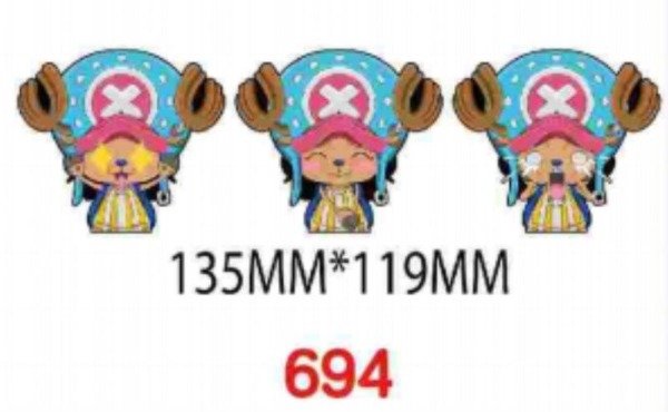 Producto - STICKER 3D ONE PIECE CHOPPER