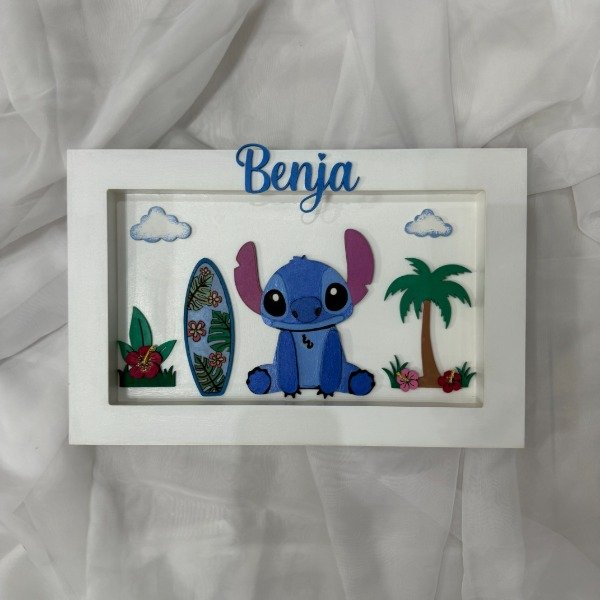 Producto - Cuadro STITCH ALOHA - Personalizado