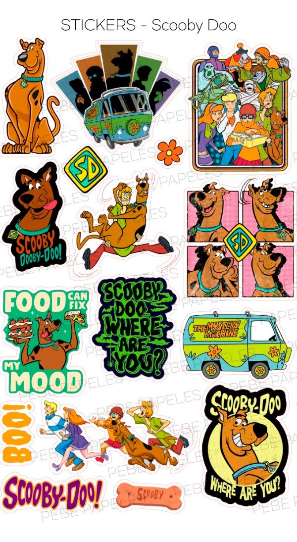 Producto - Stickers Scooby Doo