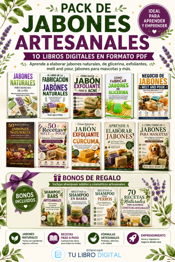 Producto - SÚPER PACK DE JABONES ARTESANALES