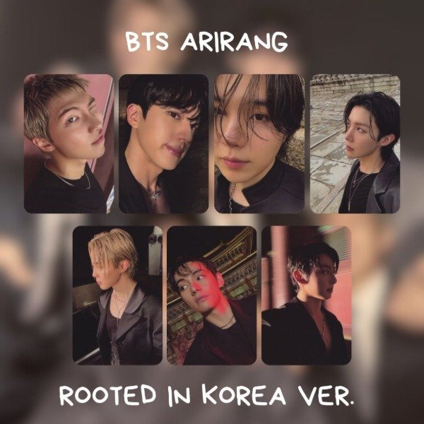 Producto - bts arirang photocards rooted in korea