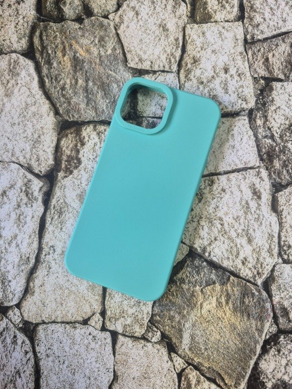 Producto - Funda silicone case procamara Iphone 14 turquesa