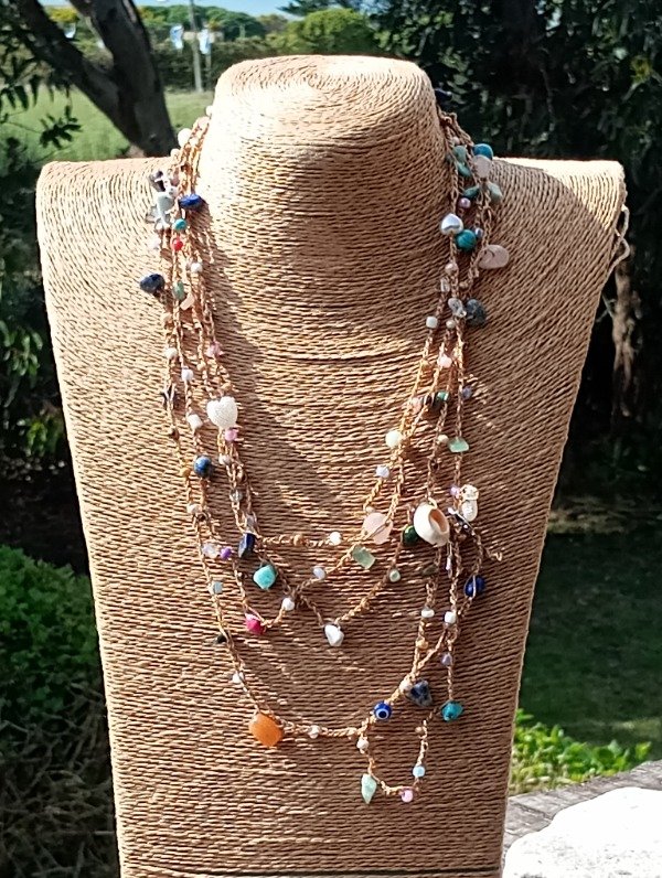 Producto - Collar Ipanema cornalina mil vueltas