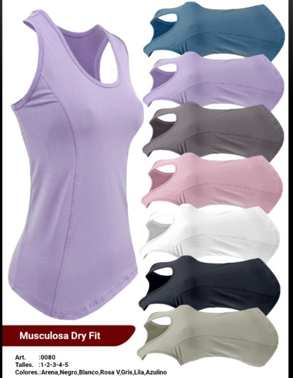 Producto - Línea Félix !! Musculosa dry fit art 0080