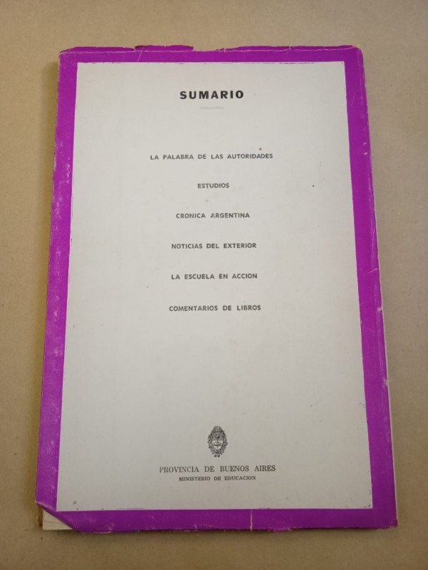 Producto - Revista de educación #18 - Autores varios - Ministerio de educación 1968 - 1