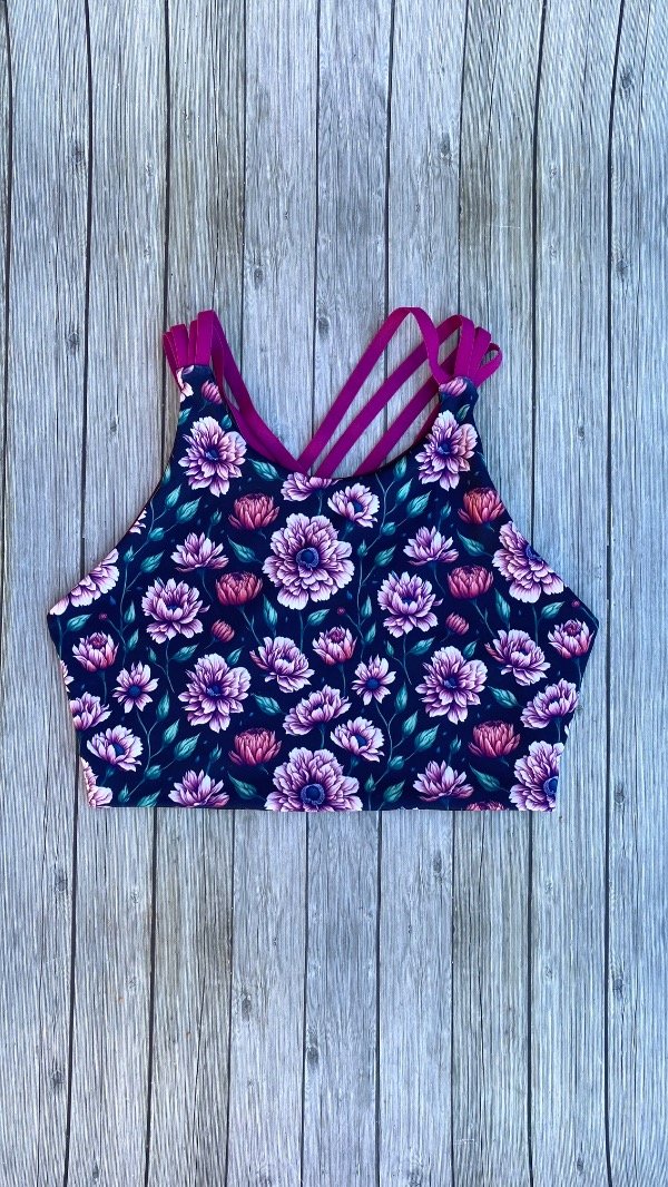 Top Casiopea reversible Crisantemo