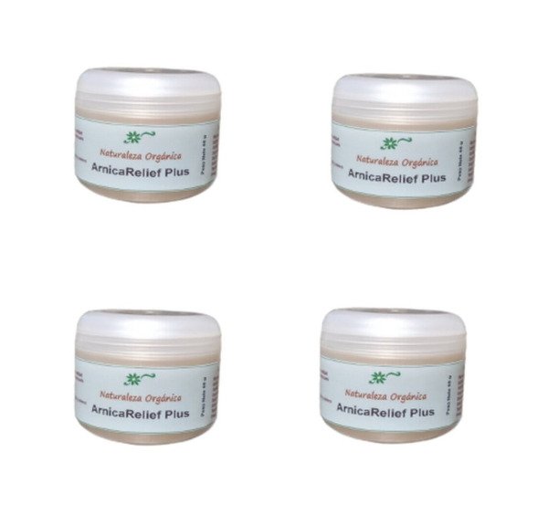 Producto - Pack 4 Cremas ArnicaRelief Plus - Alivio Natural para Músculos y Articulaciones