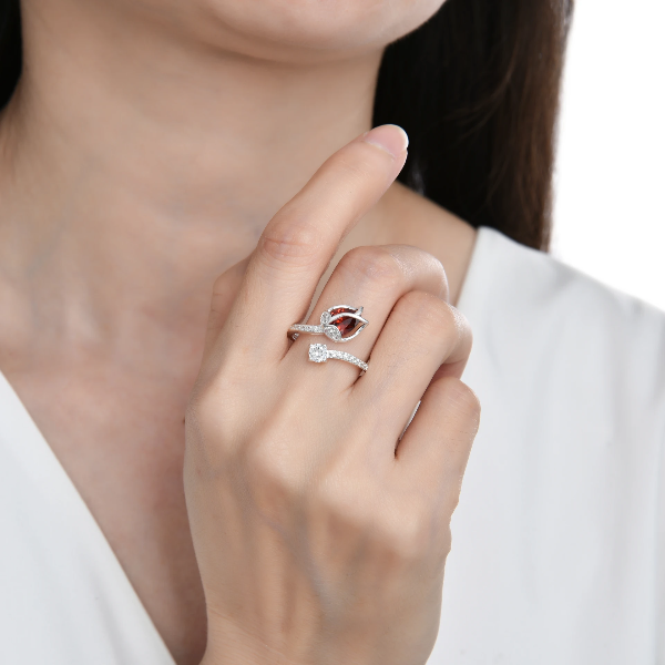 Producto - Anillo Tulipán Florida Rojo