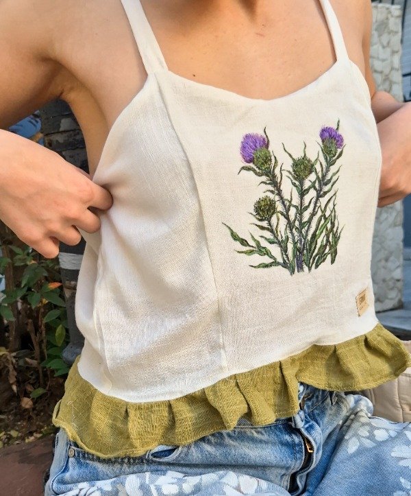 Producto - Top Cardos Blanco