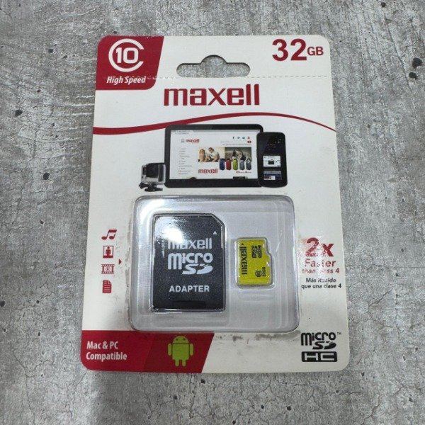Producto - MICRO SD 32 GB MAXELL CLASE 10