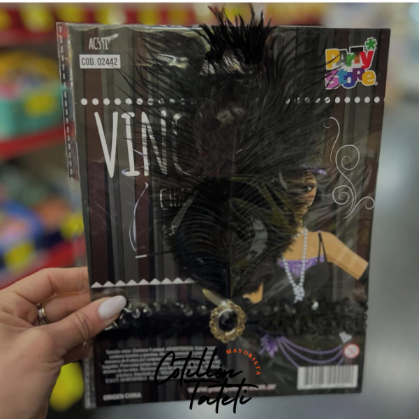 Producto - VINCHA CHARLESTON LENTEJUELAS CON JOYA