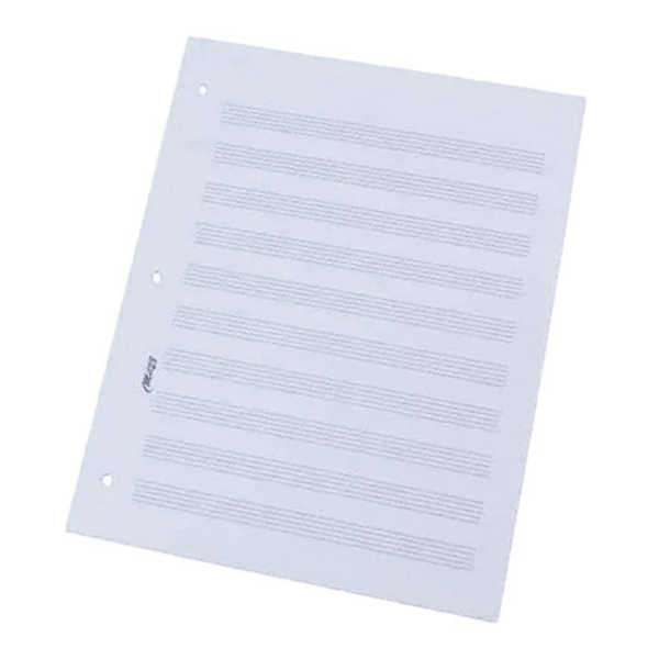 Producto - Hoja pentagramada (Música)