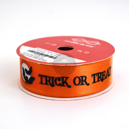 Producto - Cinta Decorativa Trick or Treat 25mm x 10m Marca Cordón de Oro Original