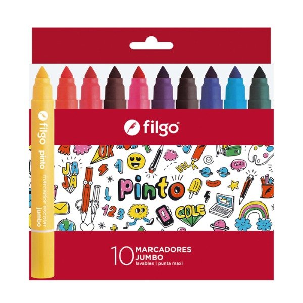 Producto - Marcadores Jumbo x10 FILGO