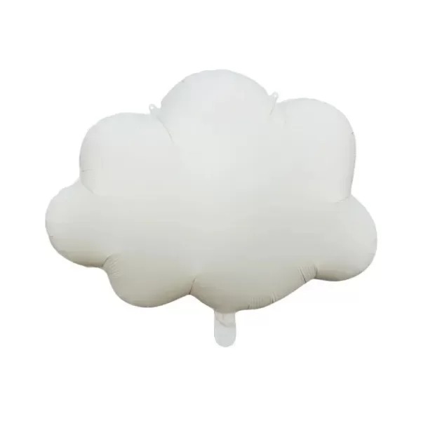 Producto - Siluetas globlos metalizados NUBE COLOR NUDE 69x63cm