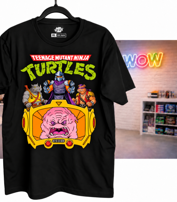 Producto - Remera Tortugas Ninja Krang, Shredder, Bebop y Rocksteady Villanos Clásicos TMNT