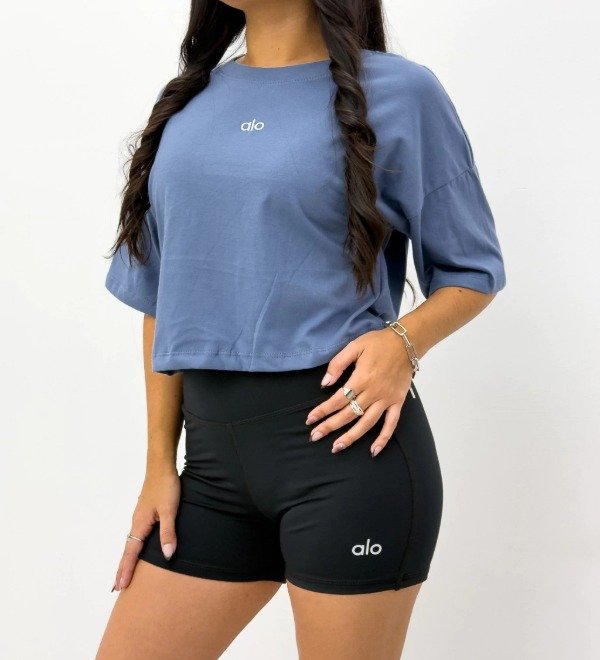 Producto - Remera Oversize Crop Alo Para Mujer Estilo
